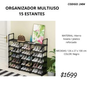 ORGANIZADOR MULTIUSO 15 ESTANTE