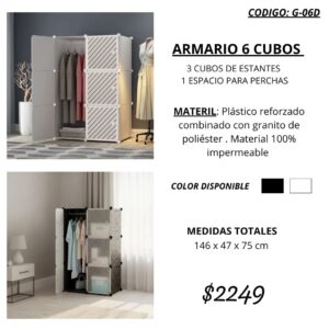 ARMARIO 6 CUBOS